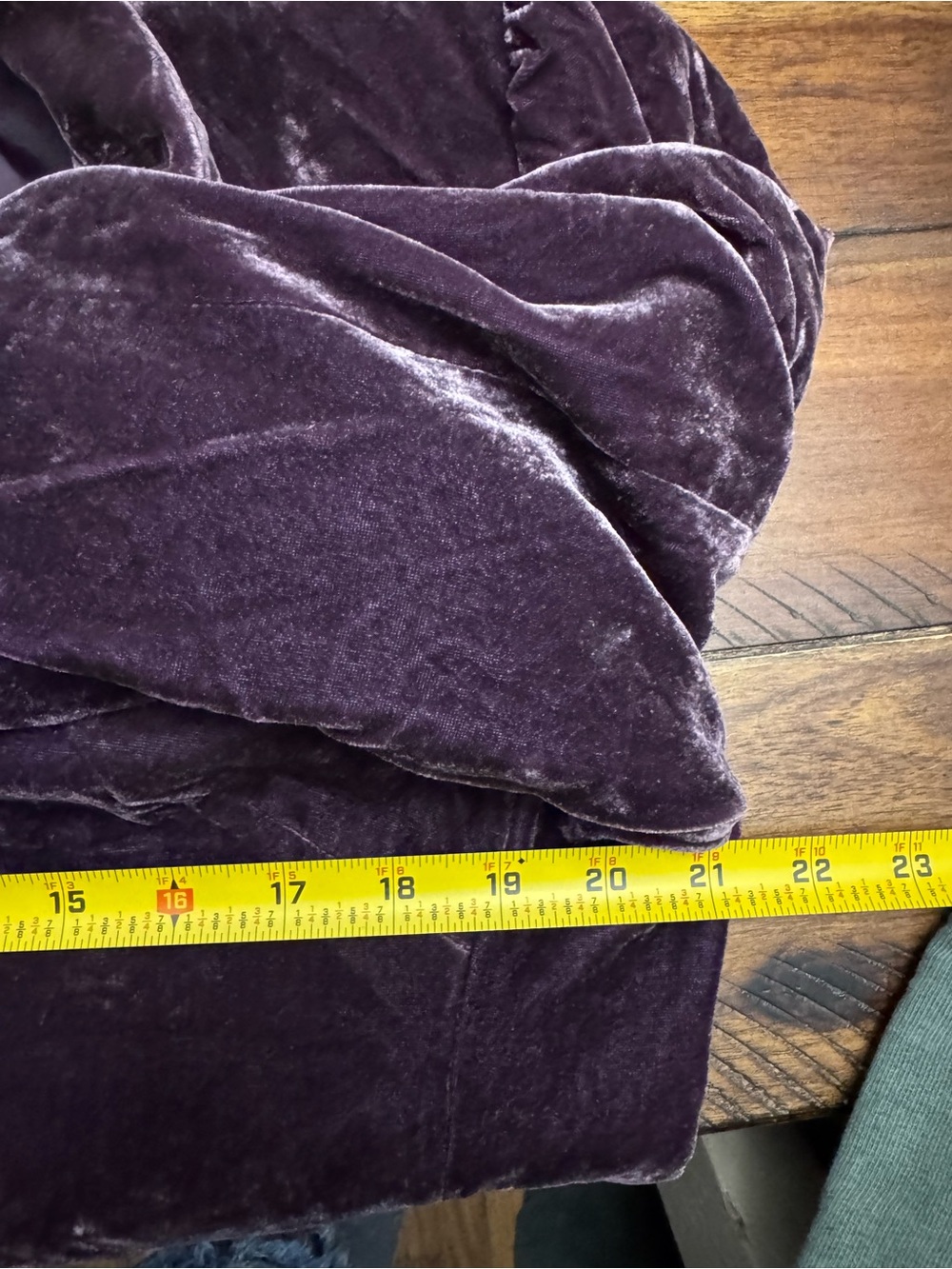 Women’s Cami Purple Crushed Velvet Blazer Jacket size 16/ XL - Picture 6 of 7